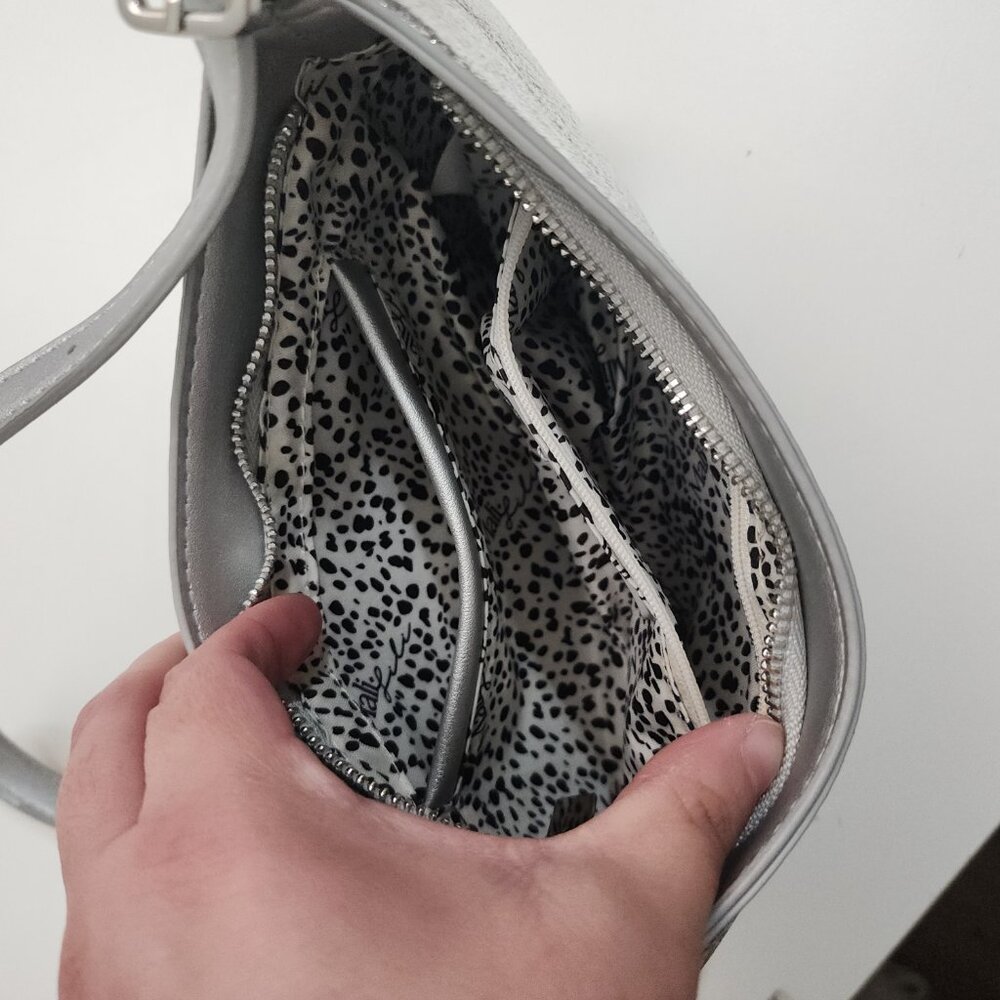 Anthropologie Mali + Lili Imani Metallic Shoulder Bag Purse - Picture 11 of 14